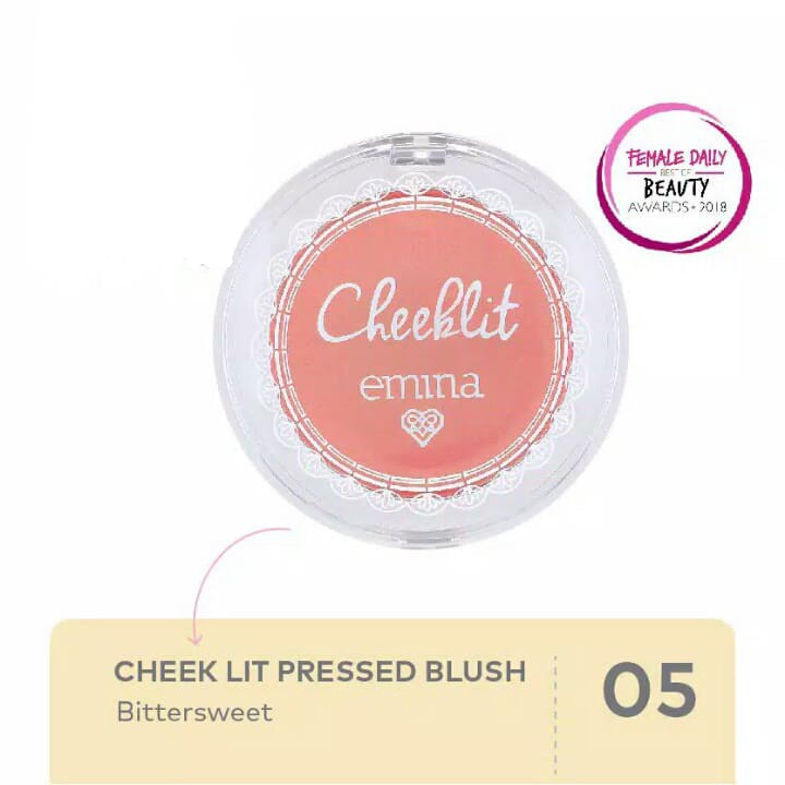 Emina Cheek Lit Pressed Blush 3.5 g ~ Original