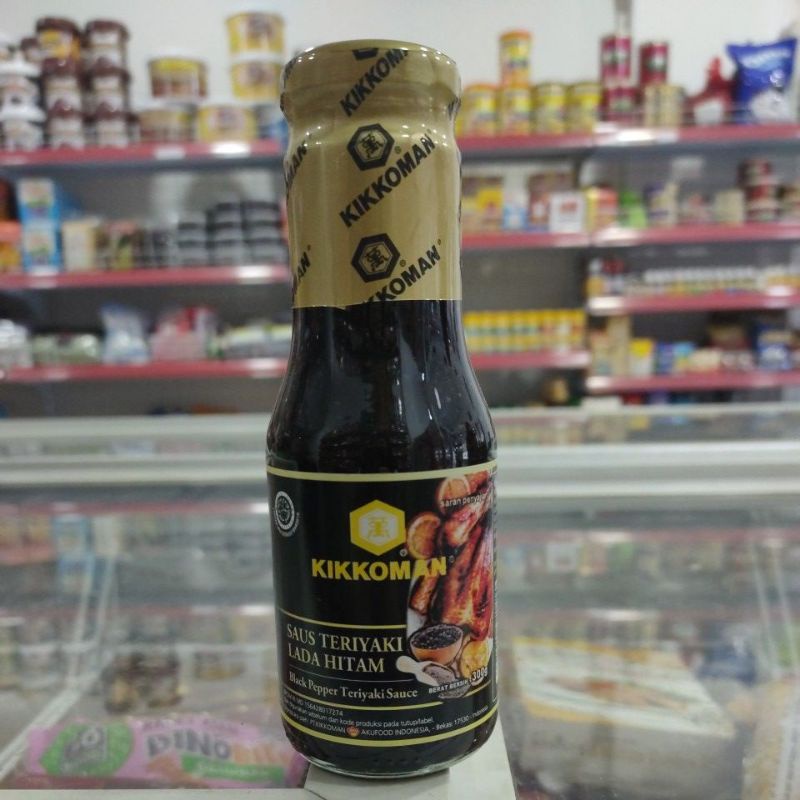 

Kikkoman Saus Teriyaki Lada Hitam 330gr