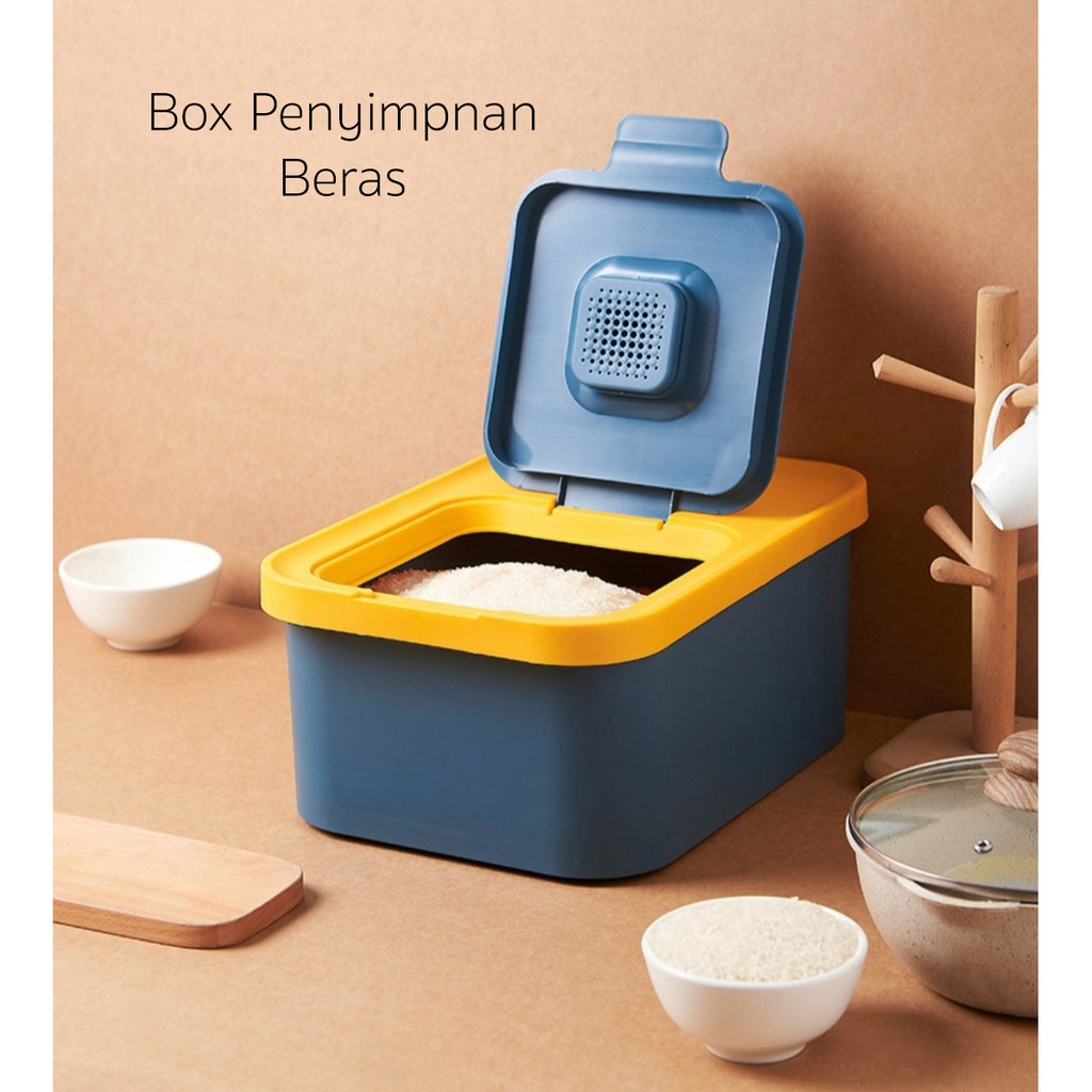 KA 31 Box Beras Kontainer PREMIUM Kapasitas 5 kg Anti Kutu Kualitas TupperW*re