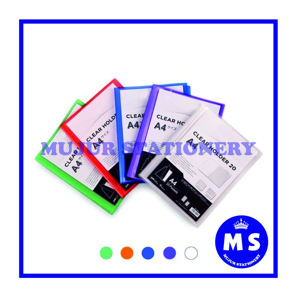 

CLEAR HOLDER A4 10 LEMBAR INTER X FOLDER