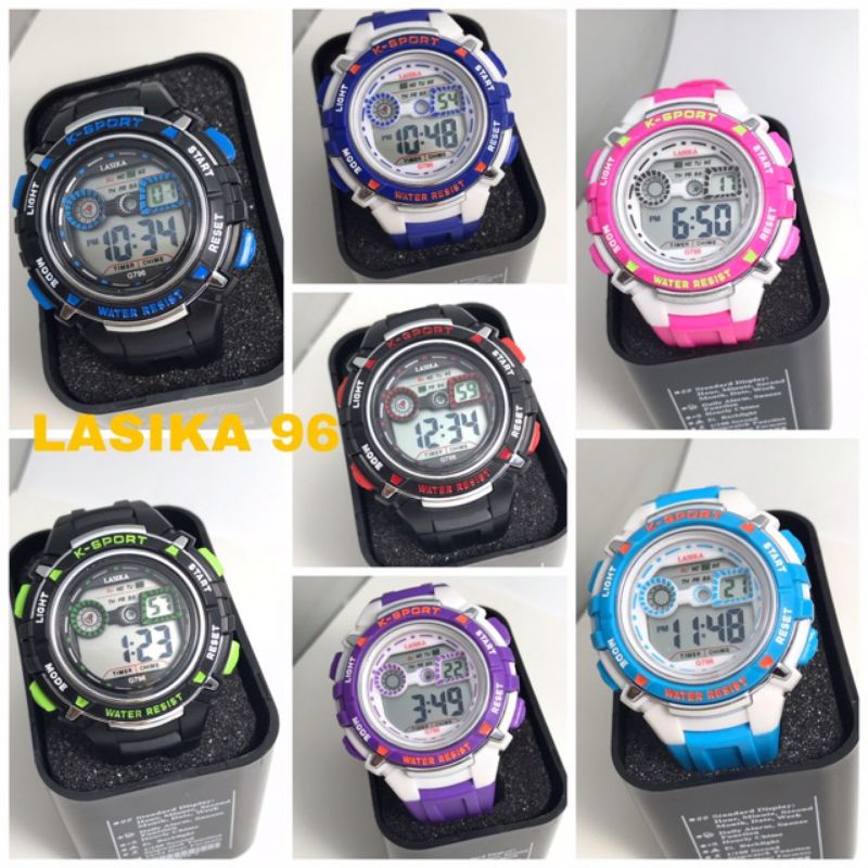 (Grosir)Jam Tangan Wanita/Pria/Anak&quot; Lasika Kecil Strap Rubber Anti Air(Terima Cod)