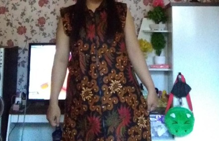 Batik Couple Keluarga Ayah Ibu Anak Motif Sekar