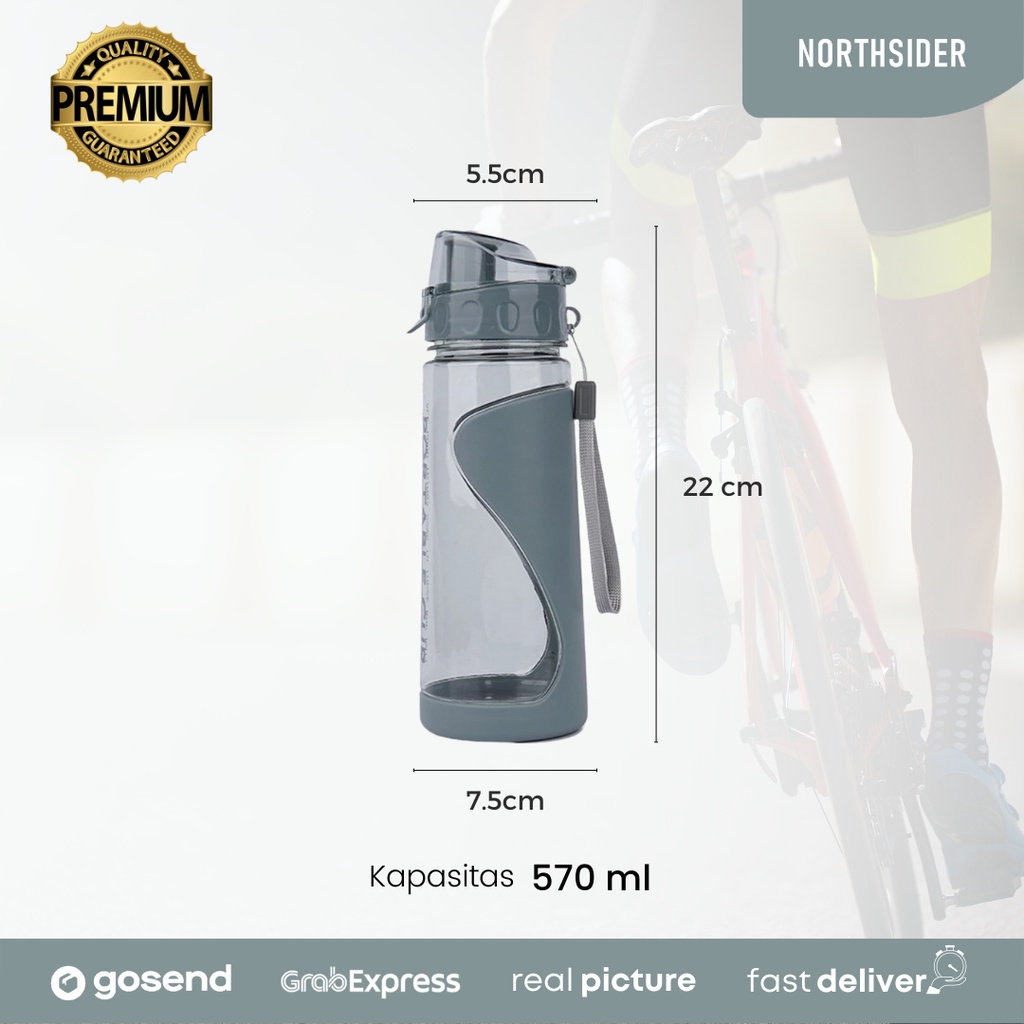 BOTOL MINUM OLAHRAGA 570ML TUMBLER SPORT PORTABLE CUP BOTTLE PREMIUM