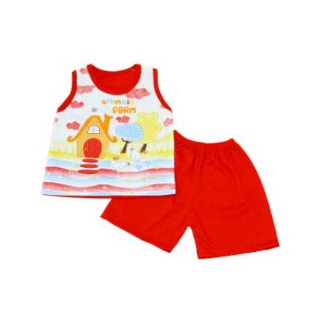 Setelan Baju Kutung Bayi/Anak size Kecil/Setelan Tanpa Lengan Bayi