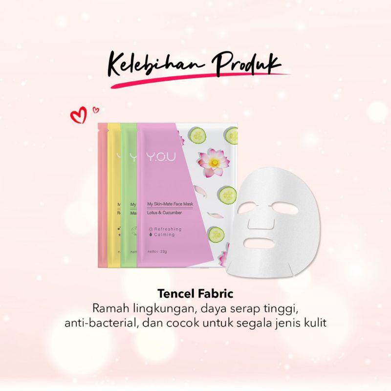 Kosmetik You Masker Wajah / My Skin Matte Face Mask / Purifying Bubble Sheet Mask