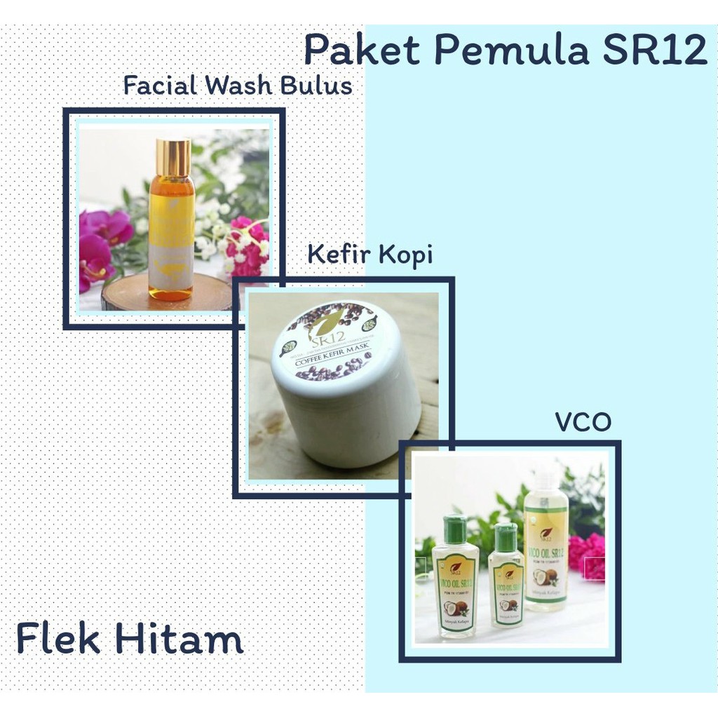 PAKET PEMULA SR12 FLEK HITAM