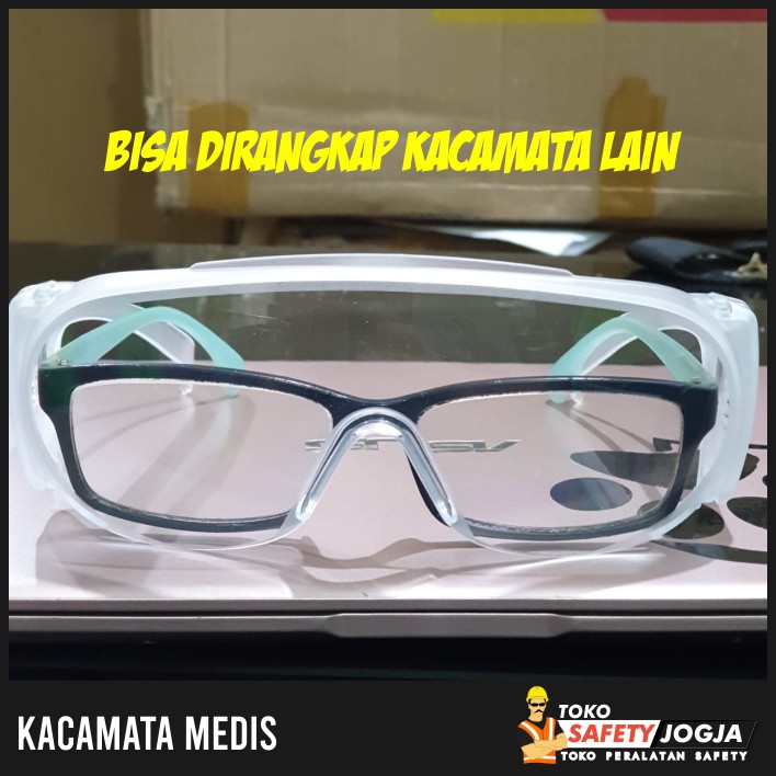 KACAMATA SAFETY GOGGLE APD K3 ATRIBUT MEDIS