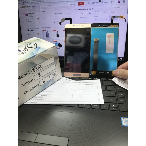 LCD COOLPAD E502 OEM FULL SET TOUCHSCREEN