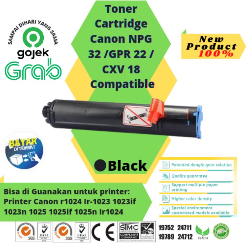 Toner Cartridge Canon NPG 32 GPR 22 CXV 18 Compatible printer Ir1024 Ir-1023 1023if 1023n 1025 1025i