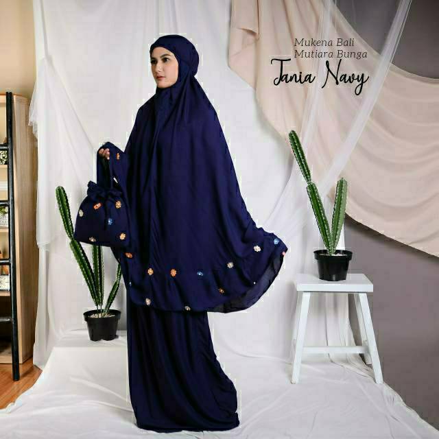 MUKENA BALI DEWASA MUTIARA TANIA BUNGA | MUKENA KATUN RAYON DAISY TRAVELLING | GROSIR MUKENA