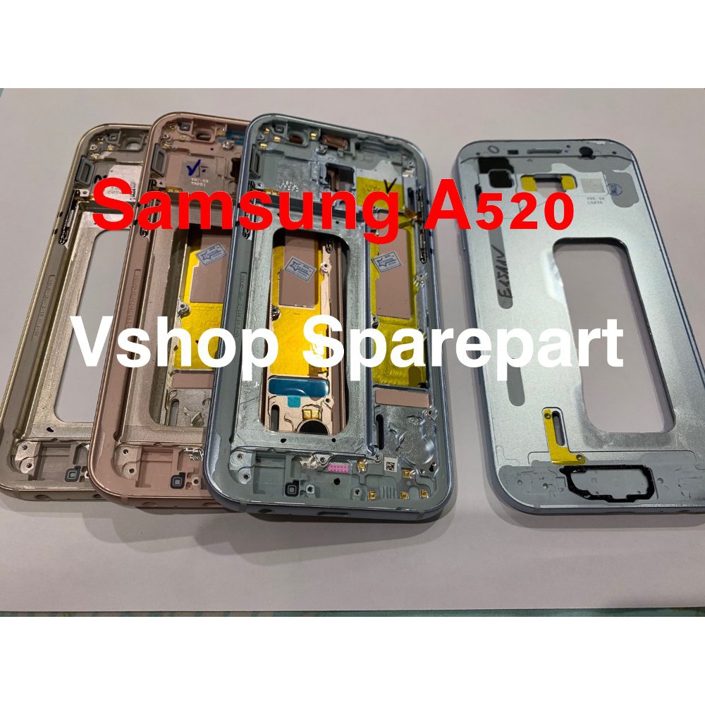 Tulang Tengah Bezel Frame LCD Tatakan Lcd Samsung A520 A5 2017