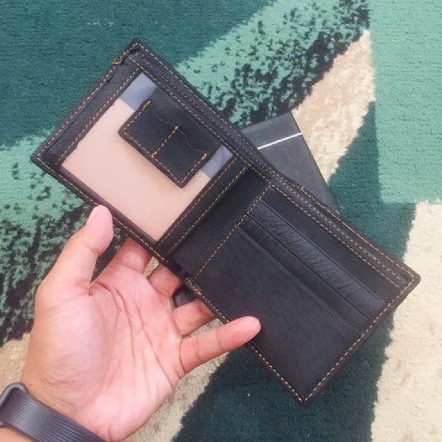 dompet lipat pria bahan kulit asli model kartu cabut #dompet #dompetpria #dompetkulit #dometcowok