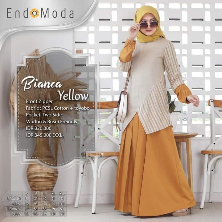 BIANCA DRESS BY ENDOMODA | GAMIS ENDOMODA TERBARU | GAMIS BRANDED 2022