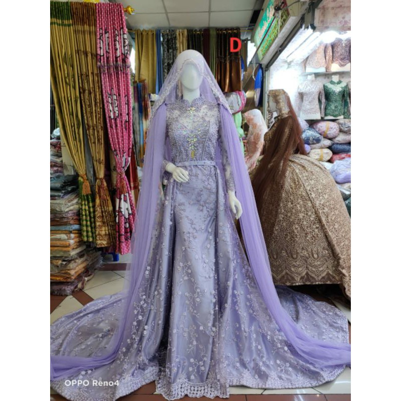 GAUN WEDDING BEREKOR PRADA GAUN WEDDING MEWAH MODERN//GAUN