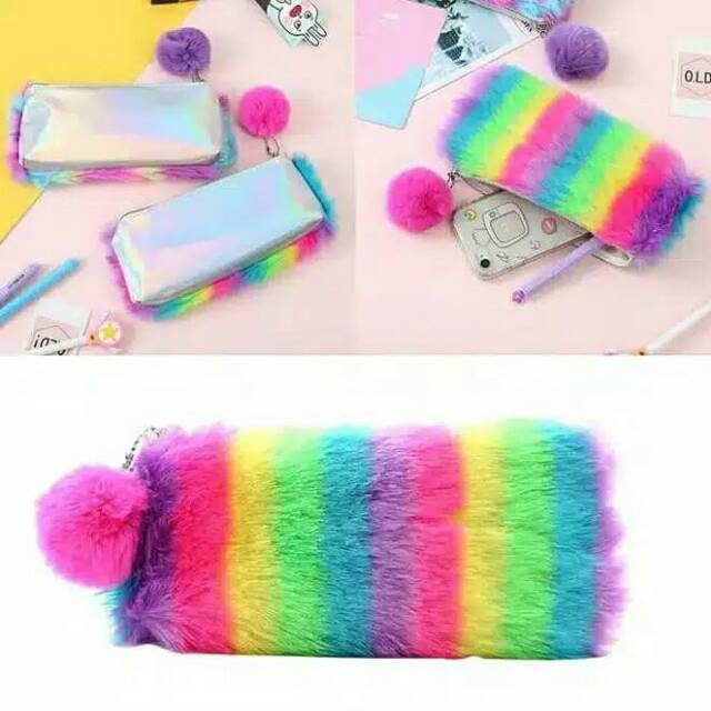 

Tempat pensil push RAINBOW