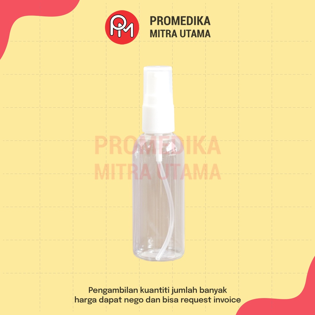 Botol Lotion / pump kosong muat isi  20ml bening transparan
