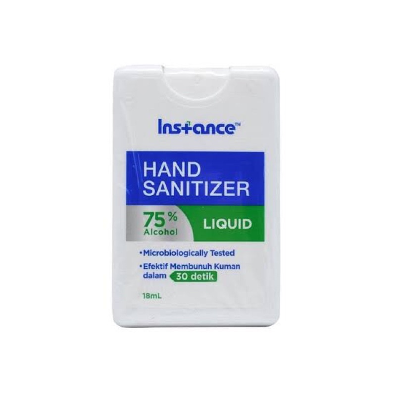 INSTANCE HAND SANITIZER Spray 18 ML LIQUID Alkohol 75%