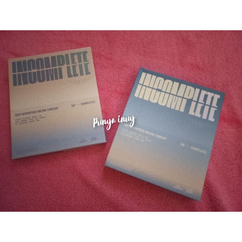 (BOOKED) BLURAY INCOMPLETE SEVENTEEN