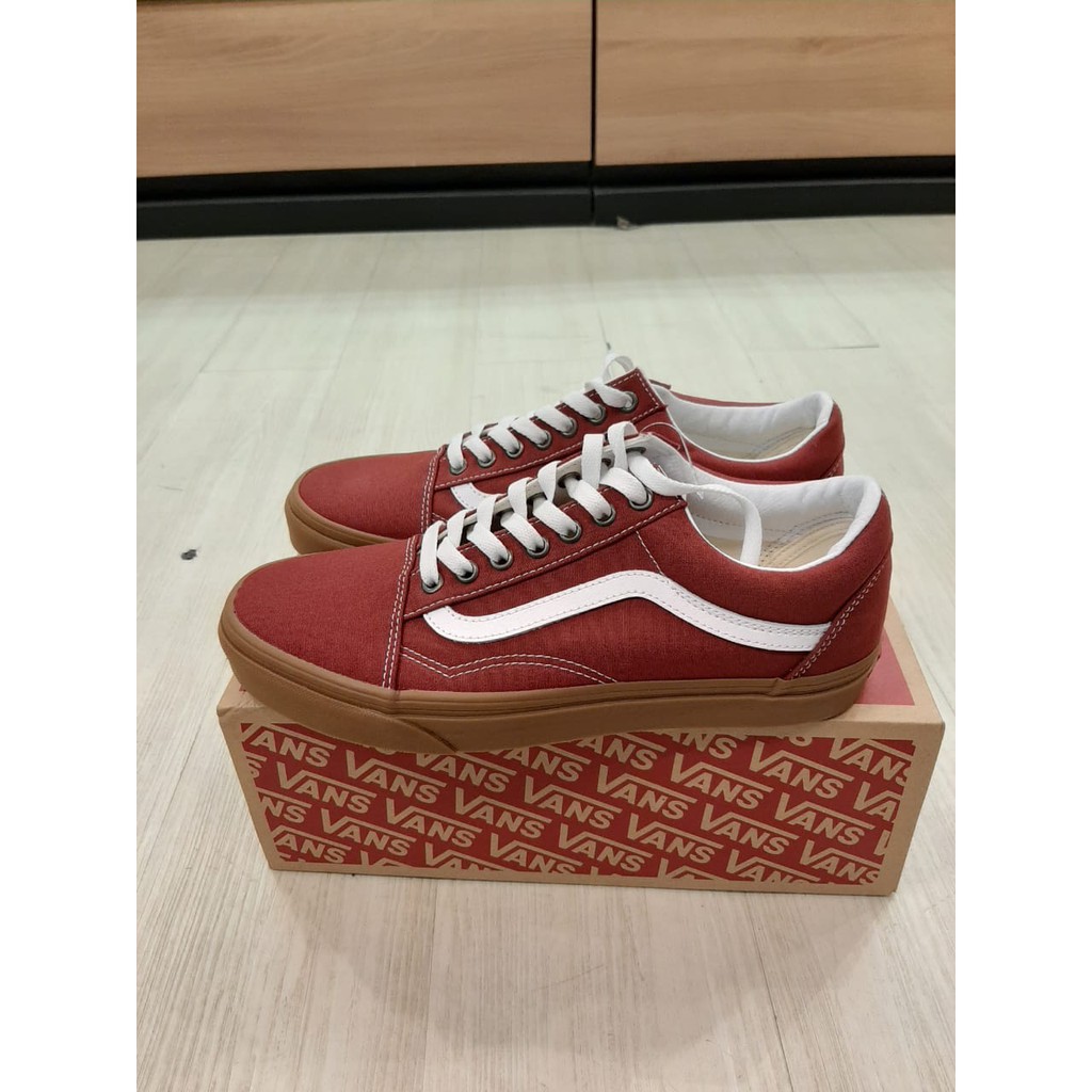 vans old skool gum rosewood