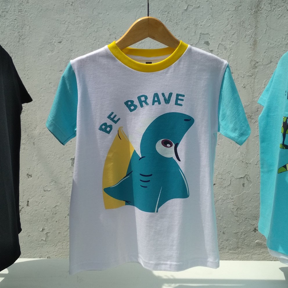 ZOOL Kids Kaos Anak Be Brave | T-Shirt Anak Size M L