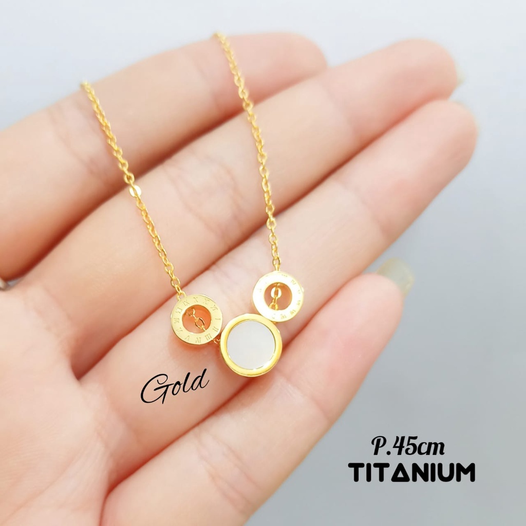 Kalung TITANIUM MICKY imut Anti Luntur &amp;Anti karat termurah berkualitas Terbaru