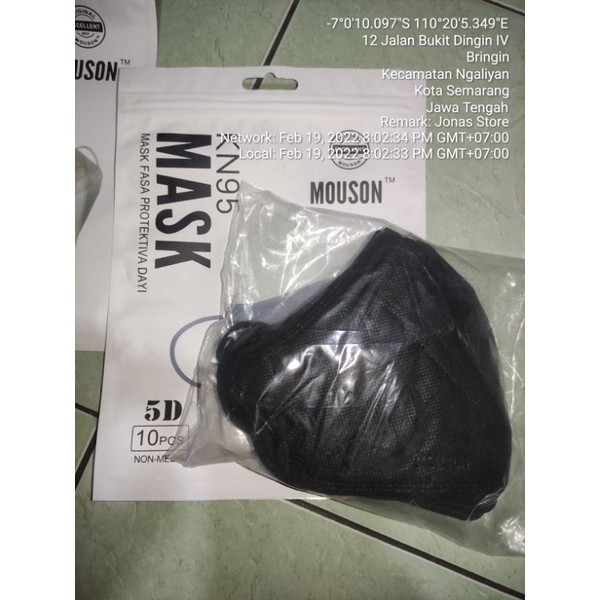 Masker KN 95 Mouson pro/ oncare pro