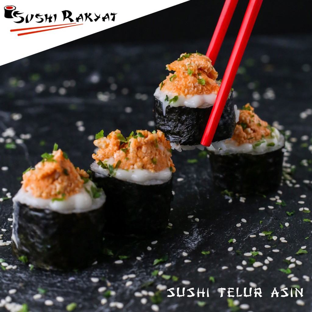 

SushiRakyat Sushi Telur Asin Isi4pcs/8pcs