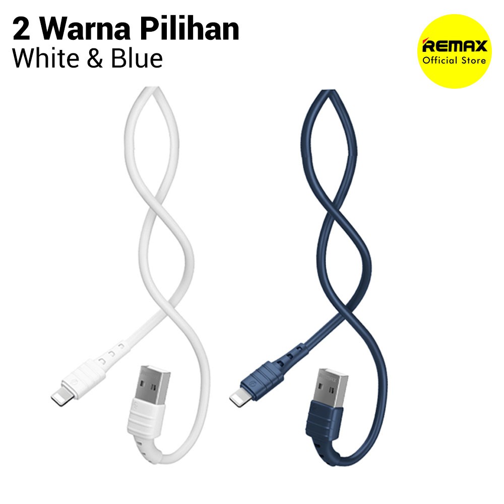 Remax RC-179I Zeron Kabel Data Lightning 2.4A Fast Charging Cable USB Charger Original Garansi Resmi