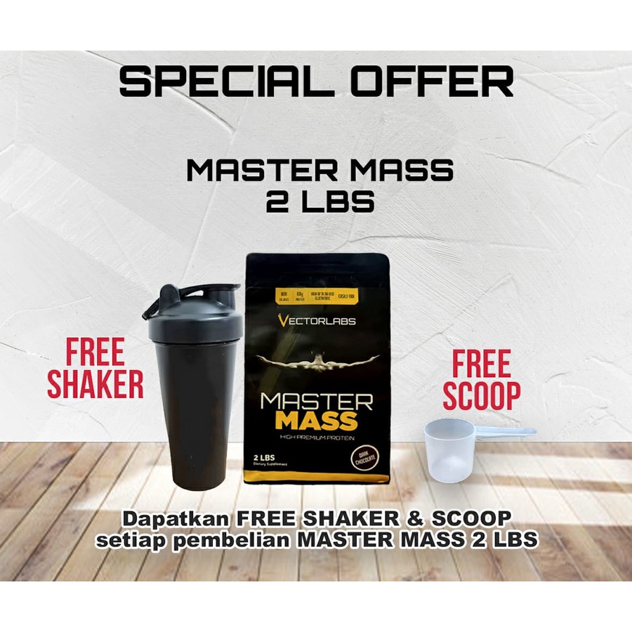 Master Mass Vectorlabs 2 lb Susu Gym Fitness Penambah Berat Badan