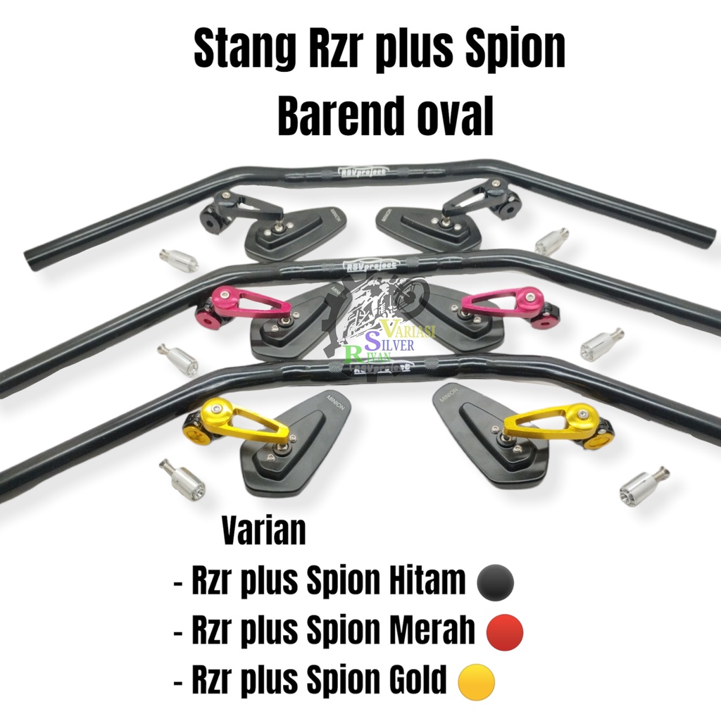 Stang Setang Rzr Satria Fu Vixion Beat Street Cb150r Sonic Vixion Old New RX king plus Spion bar end