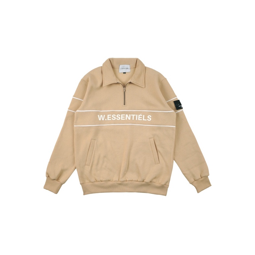 W Essentiels Helv Flandin Sport Jacket Sand - 100% ORIGINAL RESMI