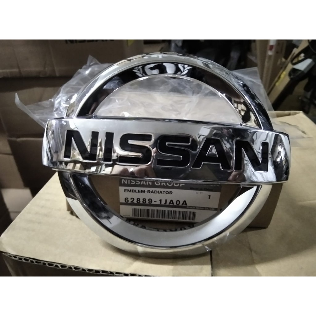 Emblem Grill Nissan Serena C26 Dan X Trail T32 100 Original 1ja0a Shopee Indonesia