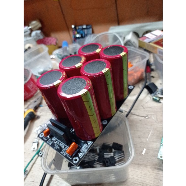 Psu 6 elco rubycon merah USR japan 10000uf/100v