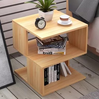 Meja Nakas Simpel Minimalis Bedside Table Simple Modern Cabinet Wood by Resin id DEPOK