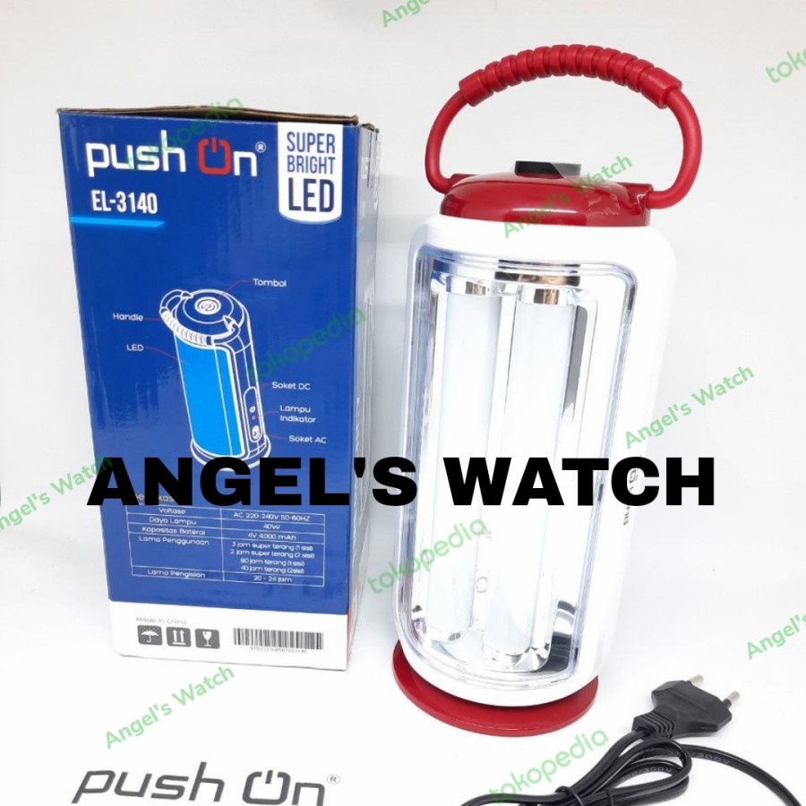 lampu emergency pushon EL-3140/ lampu darurat emergency