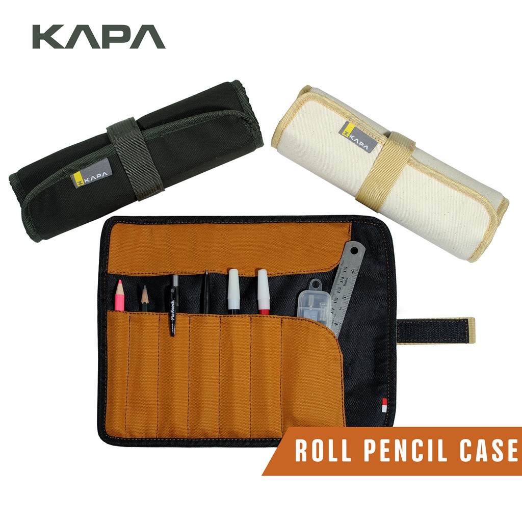 

Tempat Pensil Lipat Pencil Case Gulung - Kotak Pensil Unik - KAPA