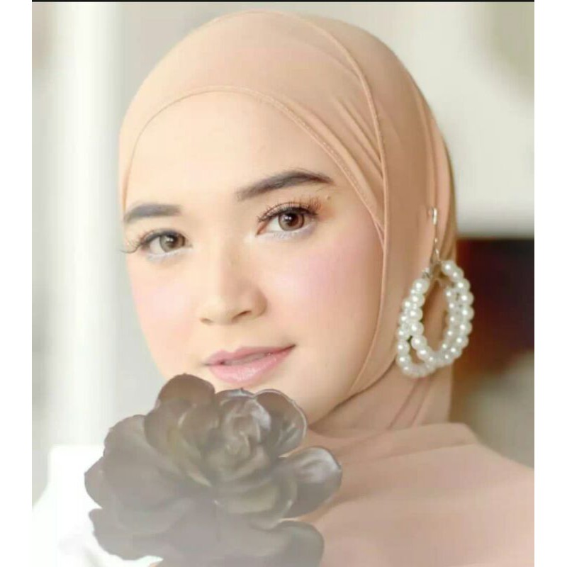 RLY - Anting Andyn mutiara peniti hijab - bisa jadi bros