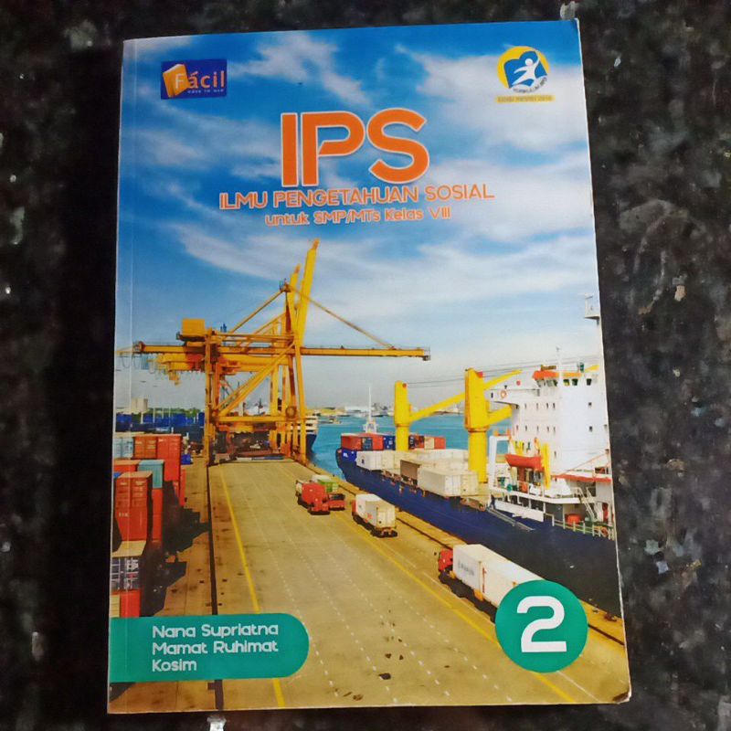 Buku Ips kelas Smp 8 VIII, Penerbit Facil, Nana Supriatna, Mamat Ruhimat, Kosim, Kurikulum 2013.