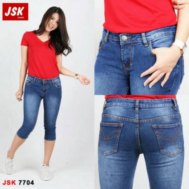 Celana Pendek Skinny Distroy JSK Jeans Original Produk Jeans