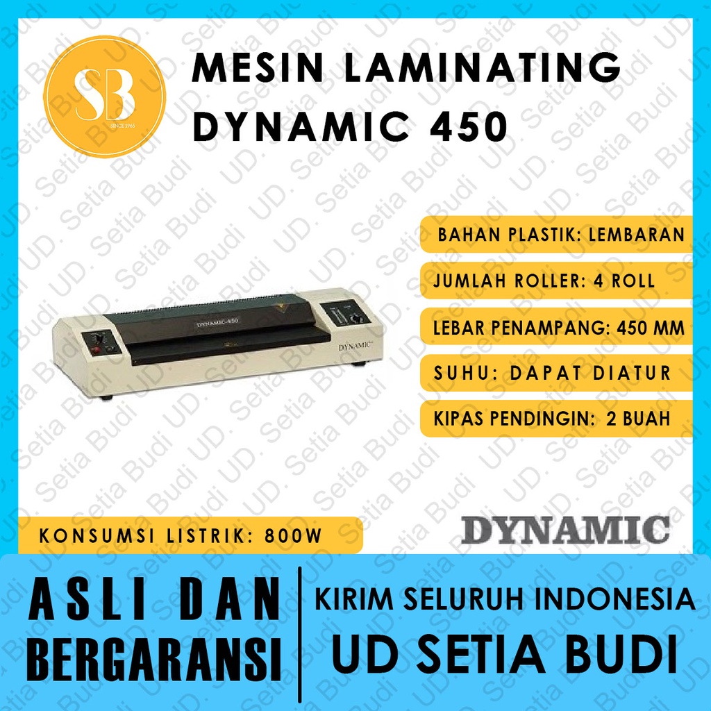 Mesin Laminating Dynamic 450 Asli dan Bergaransi