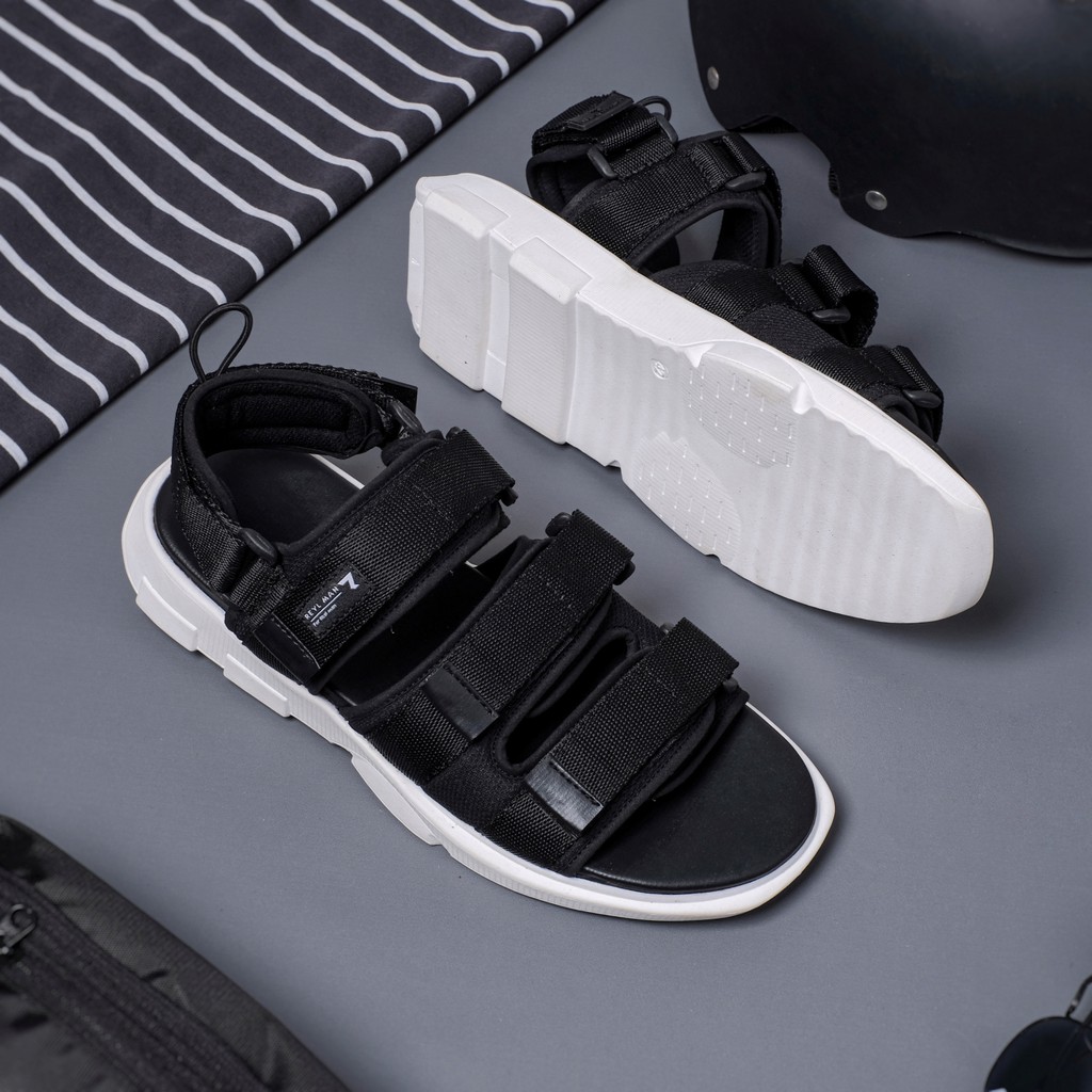 Secret Black | 39-45 | Sendal Gunung Original Kulit Santai Kasual Pria Sandal Footwear New Ori | FORIND x Reyl Man