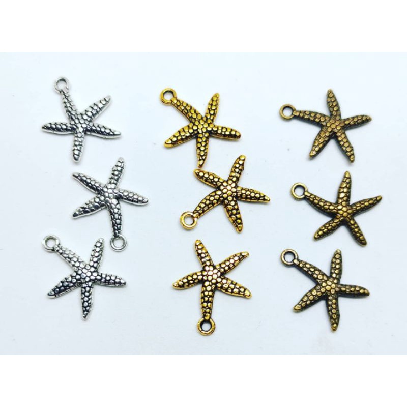 charm berat bandul motif bintang laut