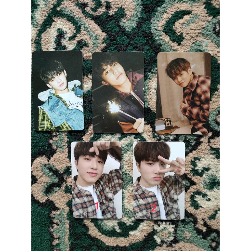 PC Photocard Full album Kempi Hyunsuk Yoshi Jeongwoo Junghwan Green Versi