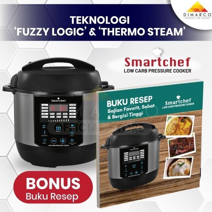 SMART CHEF low carbo Rice cooker pressure cooker rendah gula Diabetes