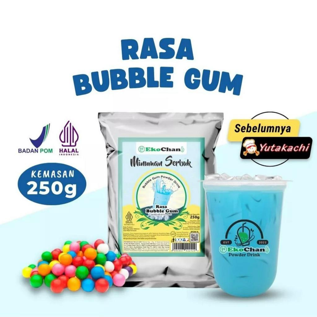 

Bubuk Minuman Yutakachi Rasa Bumble Gum Serbuk Minuman Instan Aneka Rasa Kemasan 250 Gram Powder Drink Milkshake Bisa Bayar Ditempat COD