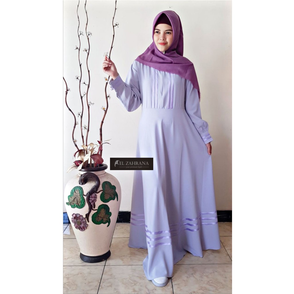 Model Gamis Toyobo Polos Terbaru