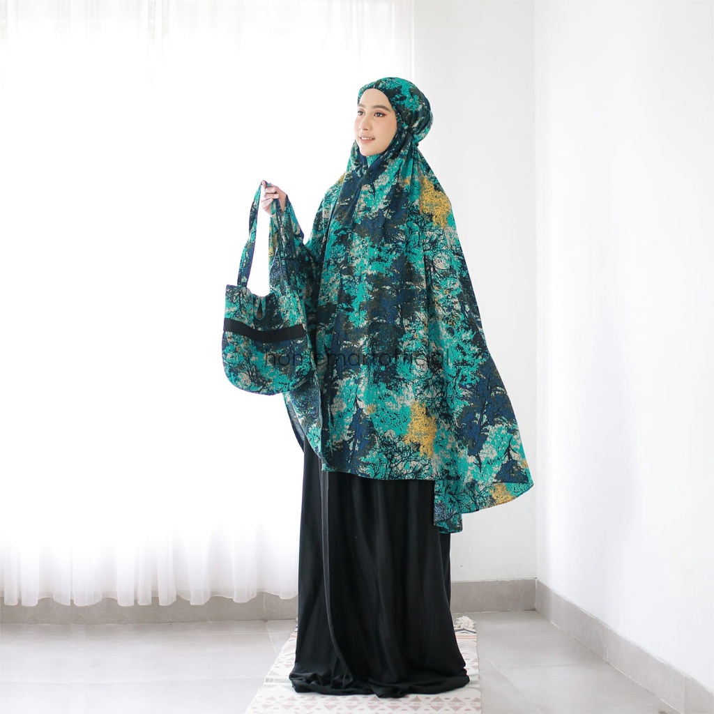 Mukena Dewasa Najwa Size Jumbo Mukena Dewasa Mukena Murah Mukena Motif Bahan Katun Rayon Premium Ade