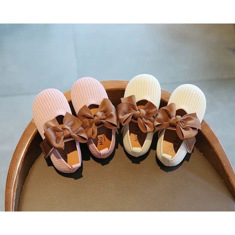 HZ Sepatu Sandal Flatshoes Anak / Sepatu Sandal Selop Rajut Anak Cewe HZK104