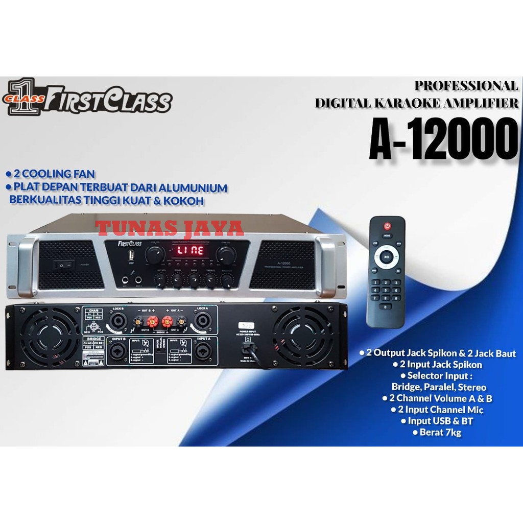 Amplifier FirstClass FCA 12000 - FCA12000 - FC A 12000 First Class