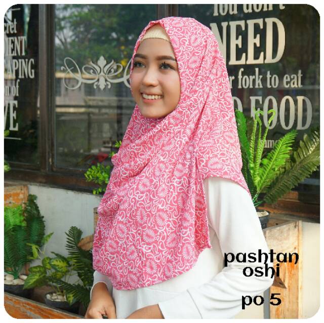 SUPER SALE PASHMINA INSTAN OSHI MOTIF / Pashmina satu langkah / pashtan sala